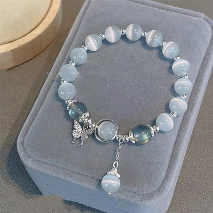 Blue Galaxy Burst Flash Bracelet Students String Blue Sky Stars Universe Send Sister Gifts
