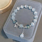 Blue Galaxy Burst Flash Bracelet Students String Blue Sky Stars Universe Send Sister Gifts