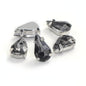 50pcs 8*13mm Thin Drop Sew on Rhinestone with Silver Claw Crystal for DIY Handmade Accessories