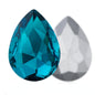 20*30mm 10pcs Water Drop Crystal Point Back Rhinestone for DIY Decoration
