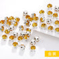 1440 pcs/bag 4mm/5mm solid single-claw rhinestone perforated hand-sewn drill thickened bottom support, luggage, clothing accessories, accessories, four-corner single-claw hand-sewn drill