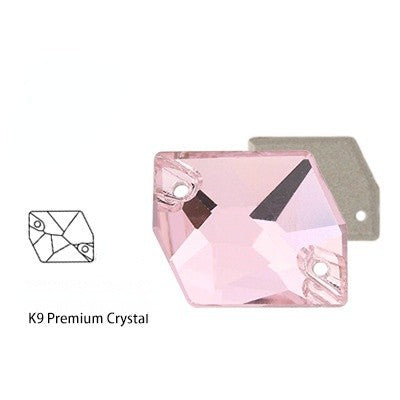K9 Glass Cosmic Sew On DIY Crystal Rhinestone Buttons for Garment Shoes Bag Making