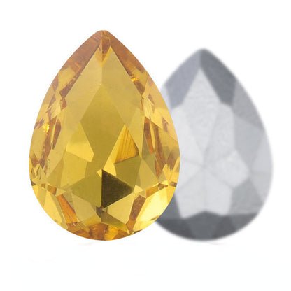 50pcs 18*25mm Drop Big Crystal Point Back Rhinestone For DIY Decoration