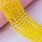 6/8mm Flat Crystal Glass Beads DIY Hand String Necklace Accessories