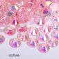 4/5/6 mm flat bottom crystal resin diamond AB color transparent U series acrylic nail drill large package 5,000 pcs