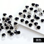 1440 pcs/bag 4mm/5mm solid single-claw rhinestone perforated hand-sewn drill thickened bottom support, luggage, clothing accessories, accessories, four-corner single-claw hand-sewn drill
