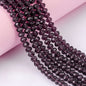 6/8mm Flat Crystal Glass Beads DIY Hand String Necklace Accessories