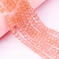 6/8mm Flat Crystal Glass Beads DIY Hand String Necklace Accessories