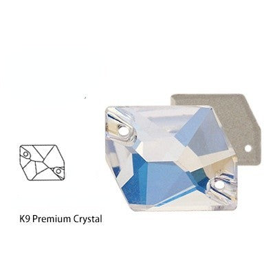 K9 Glass Cosmic Sew On DIY Crystal Rhinestone Buttons for Garment Shoes Bag Making