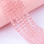 6/8mm Flat Crystal Glass Beads DIY Hand String Necklace Accessories