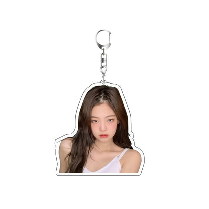 Korean Girl Group BP Keychain Double-sided Sandwich Acrylic Schoolbag Pendant