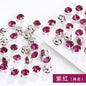 1440 pcs/bag 4mm/5mm solid single-claw rhinestone perforated hand-sewn drill thickened bottom support, luggage, clothing accessories, accessories, four-corner single-claw hand-sewn drill