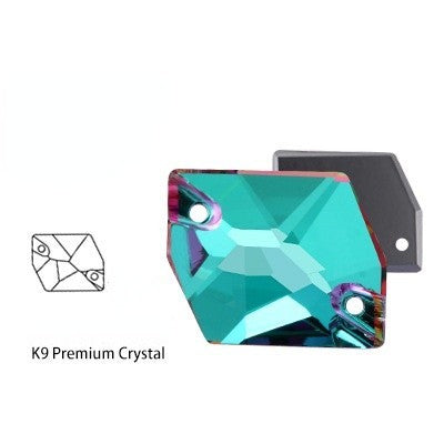 K9 Glass Cosmic Sew On DIY Crystal Rhinestone Buttons for Garment Shoes Bag Making