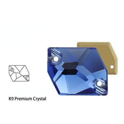 K9 Glass Cosmic Sew On DIY Crystal Rhinestone Buttons for Garment Shoes Bag Making