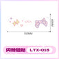 New Fashion Glitter Makeup Stickers Music Festival Concert Party Party Disposable Face Stickers