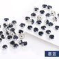 1440 pcs/bag 4mm/5mm solid single-claw rhinestone perforated hand-sewn drill thickened bottom support, luggage, clothing accessories, accessories, four-corner single-claw hand-sewn drill