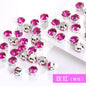 1440 pcs/bag 4mm/5mm solid single-claw rhinestone perforated hand-sewn drill thickened bottom support, luggage, clothing accessories, accessories, four-corner single-claw hand-sewn drill