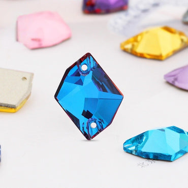 K9 Glass Cosmic Sew On DIY Crystal Rhinestone Buttons for Garment Shoes Bag Making