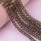 6/8mm Flat Crystal Glass Beads DIY Hand String Necklace Accessories