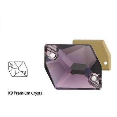 K9 Glass Cosmic Sew On DIY Crystal Rhinestone Buttons for Garment Shoes Bag Making