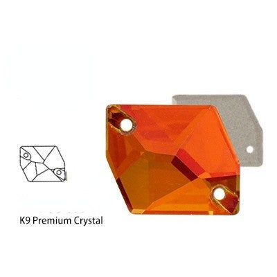 K9 Glass Cosmic Sew On DIY Crystal Rhinestone Buttons for Garment Shoes Bag Making