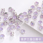 1440 pcs/bag 4mm/5mm solid single-claw rhinestone perforated hand-sewn drill thickened bottom support, luggage, clothing accessories, accessories, four-corner single-claw hand-sewn drill