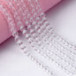 6/8mm Flat Crystal Glass Beads DIY Hand String Necklace Accessories