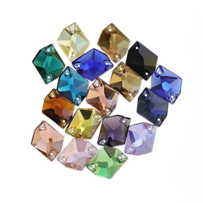 K9 Glass Cosmic Sew On DIY Crystal Rhinestone Buttons for Garment Shoes Bag Making