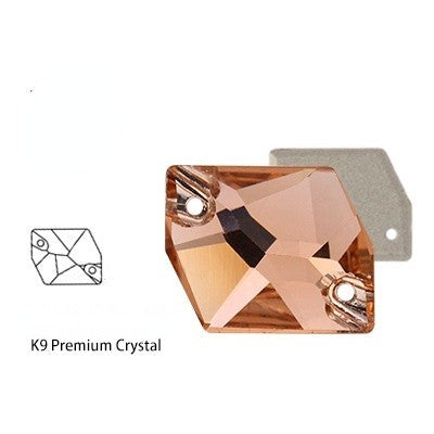 K9 Glass Cosmic Sew On DIY Crystal Rhinestone Buttons for Garment Shoes Bag Making