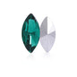 7*15/9*18mm 50pcs Navette Crystal Shiny Glass Rhinestone for Garment Shoes Bag Decoration