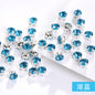 1440 pcs/bag 4mm/5mm solid single-claw rhinestone perforated hand-sewn drill thickened bottom support, luggage, clothing accessories, accessories, four-corner single-claw hand-sewn drill