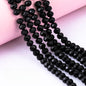 6/8mm Flat Crystal Glass Beads DIY Hand String Necklace Accessories