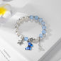 Pearl Crystal Bracelet Niche Design Japanese and Korean Bow Beaded Bracelet