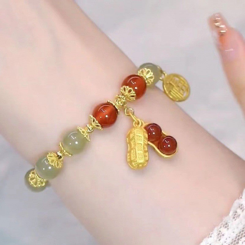 Blue Galaxy Burst Flash Bracelet Students String Blue Sky Stars Universe Send Sister Gifts