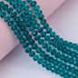 6/8mm Flat Crystal Glass Beads DIY Hand String Necklace Accessories