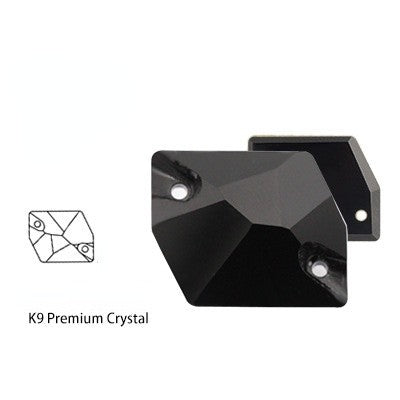 K9 Glass Cosmic Sew On DIY Crystal Rhinestone Buttons for Garment Shoes Bag Making