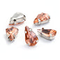 50pcs 8*13mm Thin Drop Sew on Rhinestone with Silver Claw Crystal for DIY Handmade Accessories