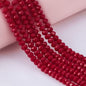 6/8mm Flat Crystal Glass Beads DIY Hand String Necklace Accessories