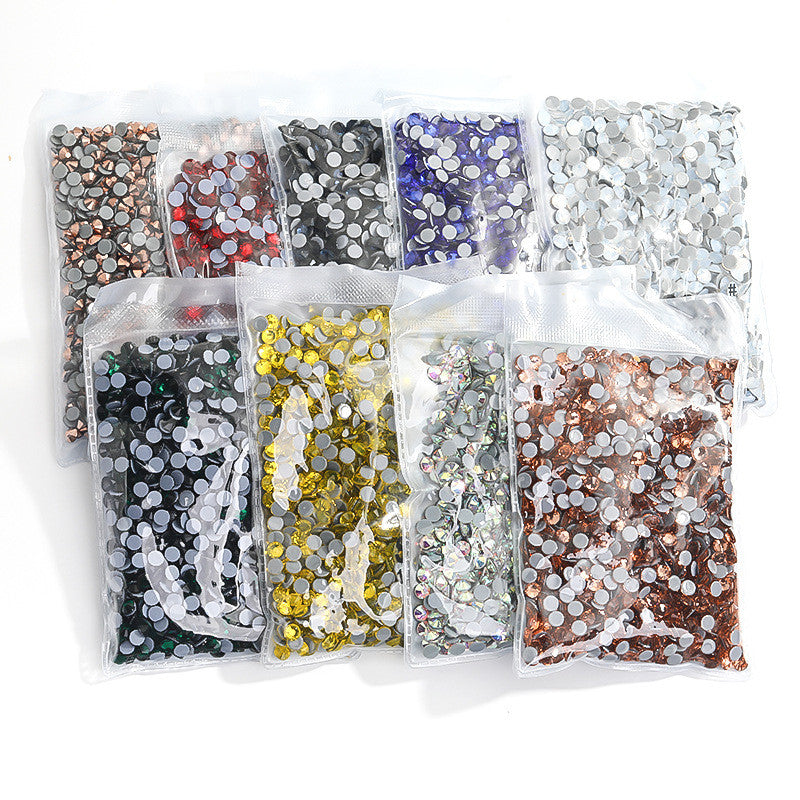 1.6mm 1440pcs Flat Back Round Hot Fix DIY Handmade Materials/clothing Accessories/jewelry Accessories/glass Materials