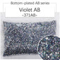 2/3Mm AB color flat bottom resin manicure drill 10000 pcs, flat bottom round resin rhinestone AB color, DIY manicure
