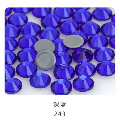 1.6mm 1440pcs Flat Back Round Hot Fix DIY Handmade Materials/clothing Accessories/jewelry Accessories/glass Materials
