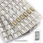 10*20mm Glass Rhinestones Black Flatback Rectangle 3d Relief Gold Crystal Rhinestone For Jewelry Dress Shoe Decoration
