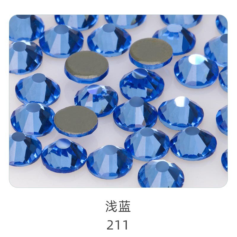 1.6mm 1440pcs Flat Back Round Hot Fix DIY Handmade Materials/clothing Accessories/jewelry Accessories/glass Materials