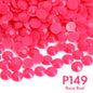 4mm solid color resin diamond, jelly color flat bottom opaque resin series, DIY homemade nail art handmade materials, about 5000 pieces/bag