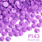 3Mm solid color resin diamond, jelly color flat bottom opaque resin series, DIY homemade nail art handmade materials, about 10,000 pieces/bag
