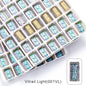 10*20mm Glass Rhinestones Black Flatback Rectangle 3d Relief Gold Crystal Rhinestone For Jewelry Dress Shoe Decoration