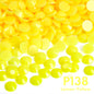 3Mm solid color resin diamond, jelly color flat bottom opaque resin series, DIY homemade nail art handmade materials, about 10,000 pieces/bag