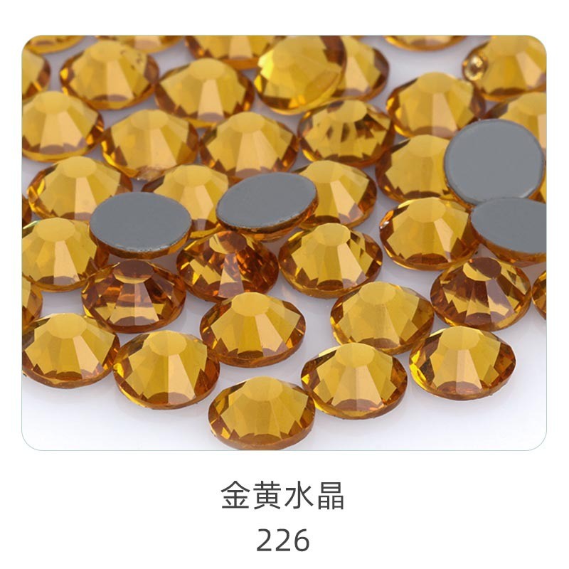 1.6mm 1440pcs Flat Back Round Hot Fix DIY Handmade Materials/clothing Accessories/jewelry Accessories/glass Materials