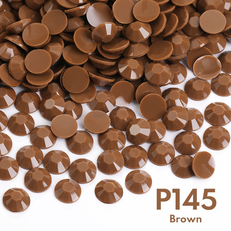 5Mm resin drill, jelly color flat bottom drill 3000 pcs/bag, opaque resin drill, DIY homemade handmade materials