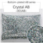 2/3Mm AB color flat bottom resin manicure drill 10000 pcs, flat bottom round resin rhinestone AB color, DIY manicure
